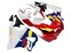 White Red Yellow Blue 1998-1999 Honda CBR900RR 919 Motorcycle Fairings