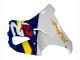 White Red Yellow Blue 1998-1999 Honda CBR900RR 919 Motorcycle Fairings