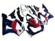 White Red Blue 2000-2001 Honda CBR900RR 929 Motorcycle Fairing