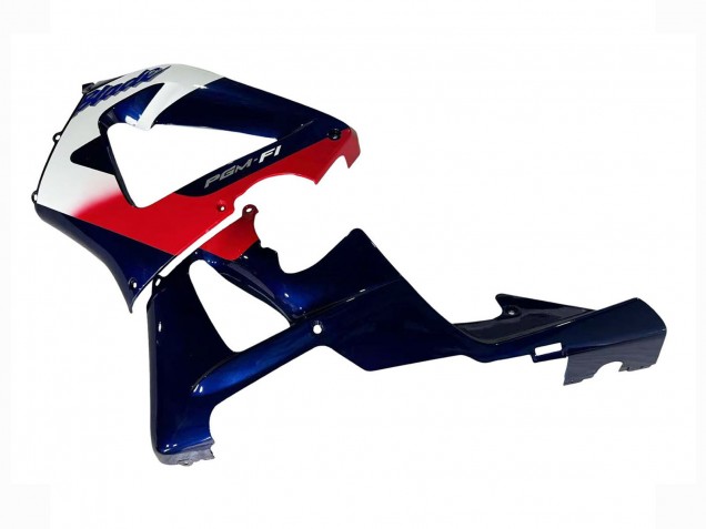 White Red Blue 2000-2001 Honda CBR900RR 929 Motorcycle Fairing