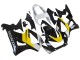 White Yellow Glossy Black 2000-2001 Honda CBR900RR 929 Motorcycle Fairings