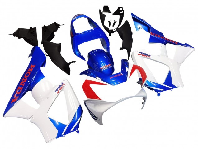 White Blue Red HRC 2000-2001 Honda CBR900RR 929 Motorcycle Fairings