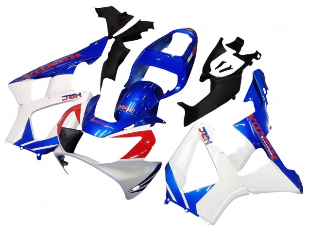 White Blue Red HRC 2000-2001 Honda CBR900RR 929 Motorcycle Fairings