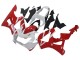 White Red 2000-2001 Honda CBR900RR 929 Motorcycle Fairings