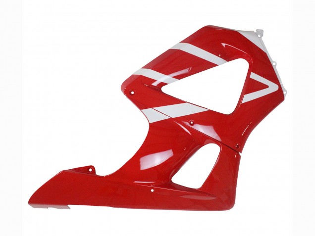 White Red 2000-2001 Honda CBR900RR 929 Motorcycle Fairings
