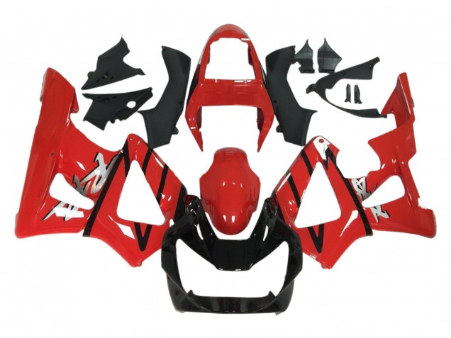 Red Glossy Black 2000-2001 Honda CBR900RR 929 Motorcycle Fairings