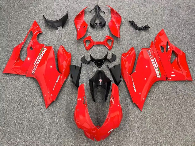 Red 2011-2014 Ducati 1199 Bike Fairings