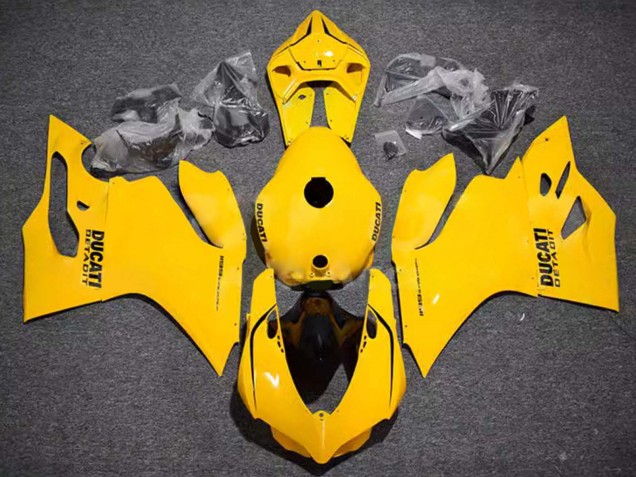 Glossy Yellow 2011-2014 Ducati Panigale 899/1199 Motorcycle Fairings