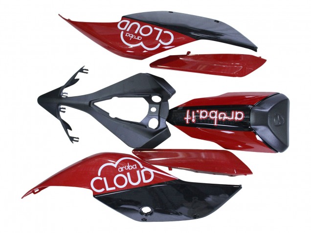 White Red Black Aruba 7 2015-2020 Ducati 959/1299 Motorcycle Fairings