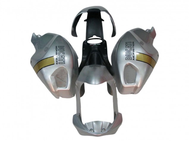Silver Gold 2008-2012 Ducati Monster 696 796 1100 1100S Motorcycle Fairings