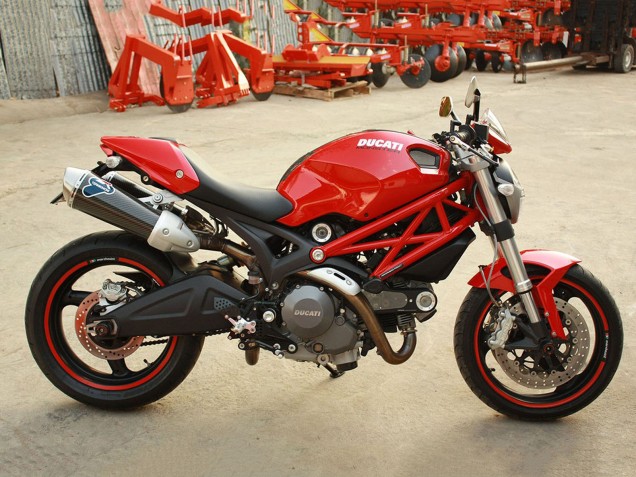Red White 2008-2012 Ducati Monster 696 796 1100 1100S Motorcycle Fairings