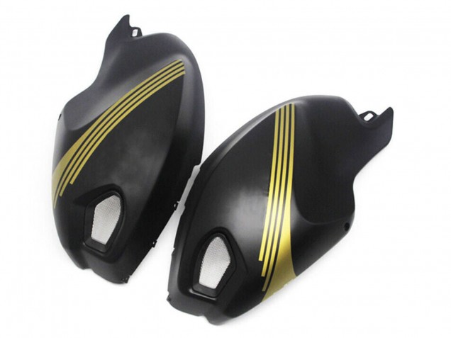 Matte Black Gold 2008-2012 Ducati Monster 696 796 1100 1100S Motorcycle Fairings