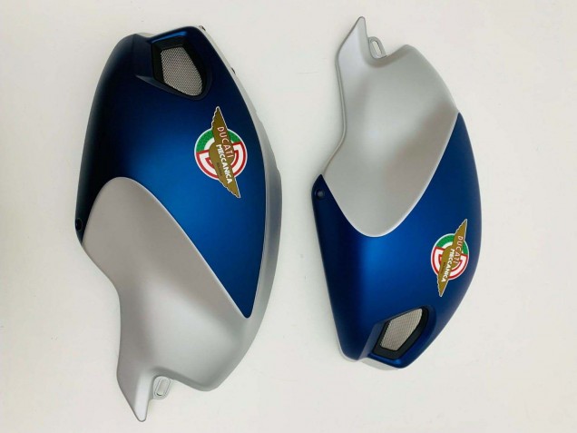 Dark Blue Silver 2008-2012 Ducati Monster 696 796 1100 1100S Motorcycle Fairings