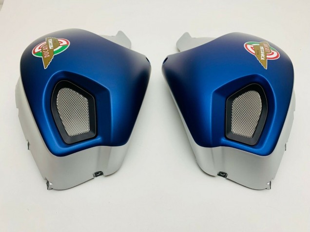 Dark Blue Silver 2008-2012 Ducati Monster 696 796 1100 1100S Motorcycle Fairings