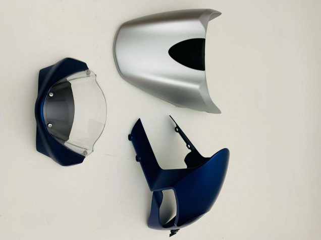 Dark Blue Silver 2008-2012 Ducati Monster 696 796 1100 1100S Motorcycle Fairings