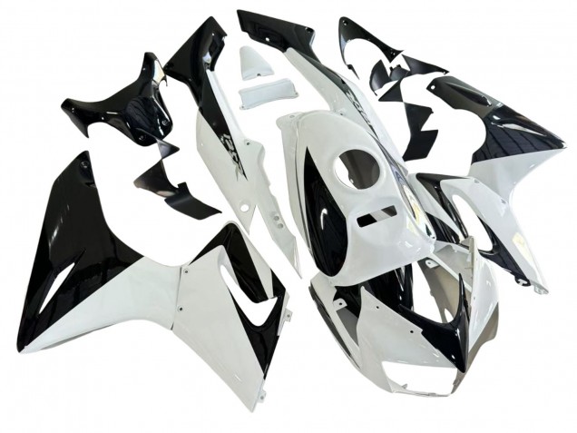 White Glossy Black 2002-2006 Honda CBR125R Motorcycle Fairings