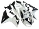 White Glossy Black 2002-2006 Honda CBR125R Motorcycle Fairings