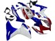 White Blue Red 2002-2006 Honda CBR125R Motorcycle Fairings
