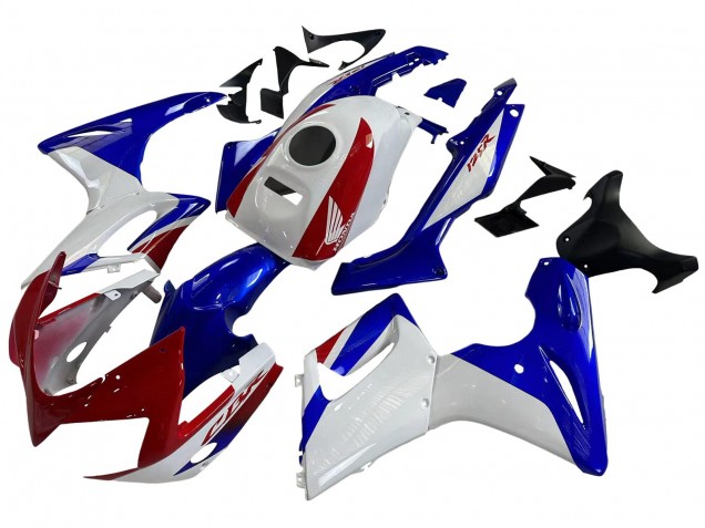 White Blue Red 2002-2006 Honda CBR125R Motorcycle Fairings