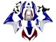 White Blue Red 2002-2006 Honda CBR125R Motorcycle Fairings