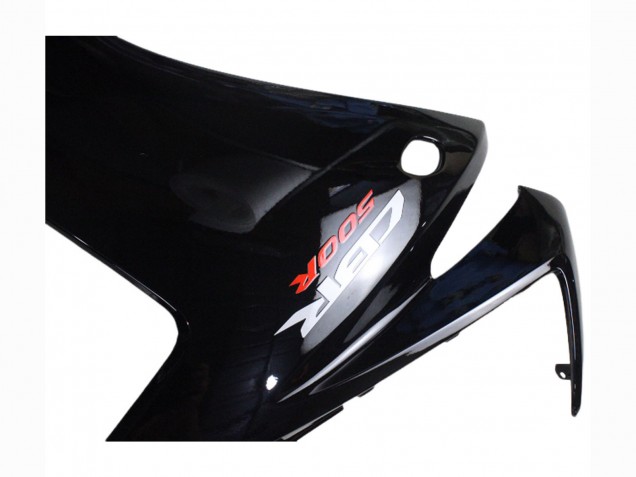 Glossy Black Matte Black 2013-2015 Honda CBR500R Motorcycle Fairings