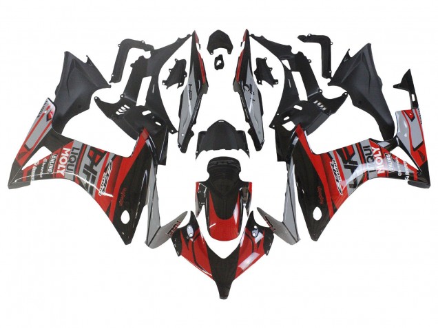 Red Silver Glossy Black 2013-2015 Honda CBR500R Motorcycle Fairings