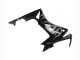 Glossy Black Silver Flame 2013-2015 Honda CBR500R Motorcycle Fairings