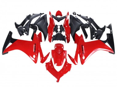 Red Matte Black 2013-2015 Honda CBR500R Motorcycle Fairings