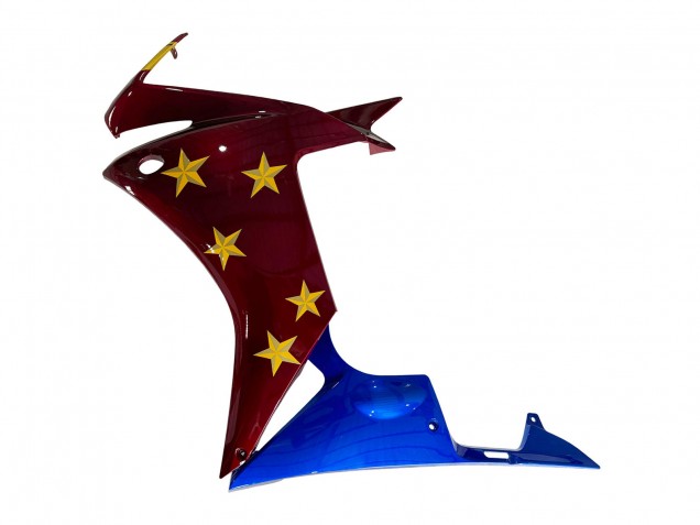 Red Blue Yellow Star 2013-2015 Honda CBR500R Motorcycle Fairings