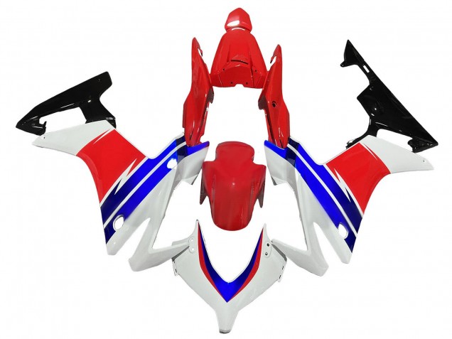 White Red Blue 2013-2015 Honda CBR500R Motorcycle Fairings