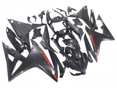 Black Carbon Fiber Red 2016-2018 Honda CBR500R Motorcycle Fairings