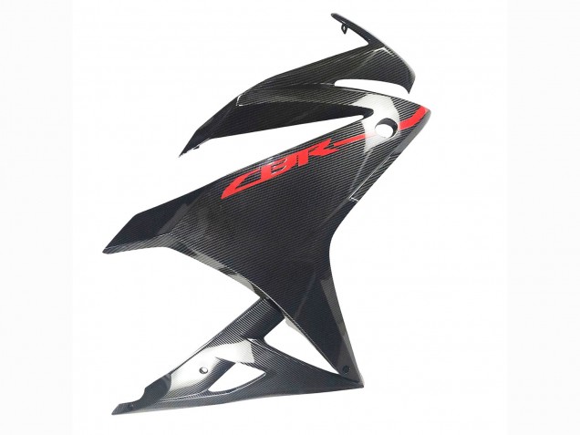 Black Carbon Fiber Red 2016-2018 Honda CBR500R Motorcycle Fairings