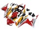 Yellow White Red Repsol HRC 2016-2018 Honda CBR500R Motorcycle Fairings