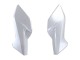 Pearl White 2022-2023 Honda CBR500R Motorcycle Fairings