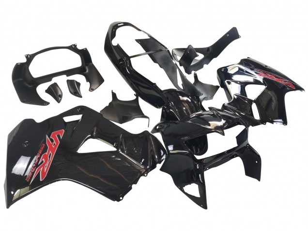 Glossy Black Red Decal 1998-2001 Honda VFR 800 Motorcycle Fairings