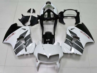 White Black 1998-2001 Honda VFR 800 Motorcycle Fairings