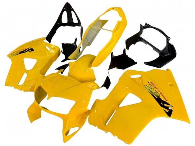 Yellow 1998-2001 Honda VFR 800 Motorcycle Fairings