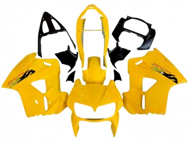 Yellow 1998-2001 Honda VFR 800 Motorcycle Fairings