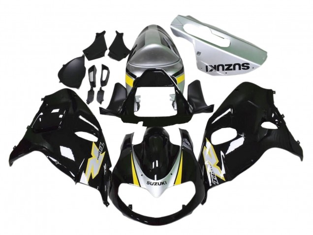 Glossy Black Silver Yellow 1998-2003 Suzuki TL1000R Motorcycle Fairings