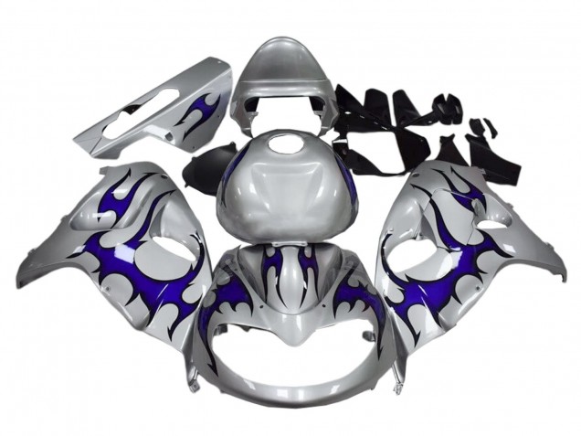 Silver Blue 1998-2003 Suzuki TL1000R Motorcycle Fairings
