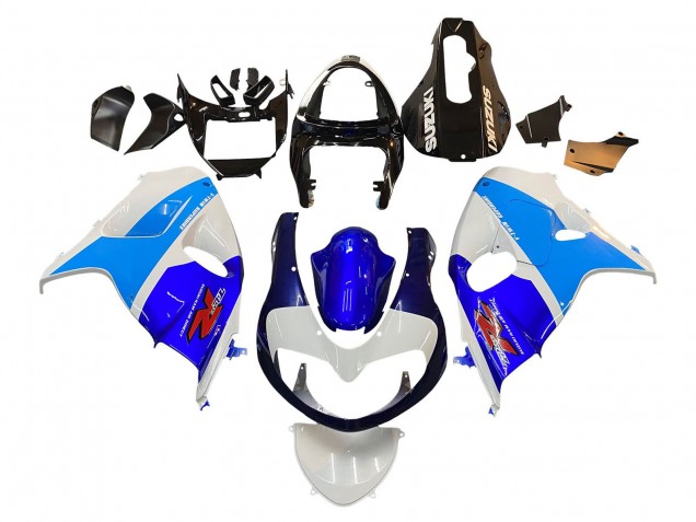 White Blue Black Red 1998-2003 Suzuki TL1000R Motorcycle Fairing