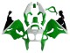 White Green Black 1996-2003 Kawasaki ZX7R Motorcycle Fairings