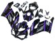 Glossy Black Purple Stripe 2004-2005 Honda CBR1000RR Motorcycle Fairings