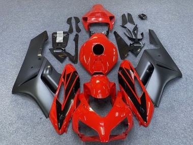 Grey Red Glossy Black Stripe 2004-2005 Honda CBR1000RR Motorcycle Fairings