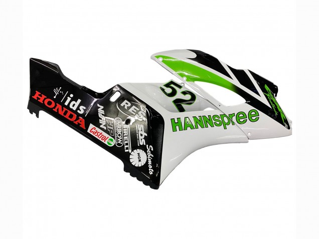 White Green Glossy Black Hannspree 52 2004-2005 Honda CBR1000RR Motorcycle Fairings