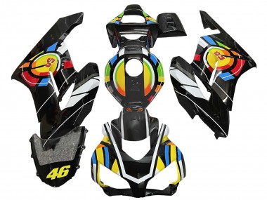 Yellow Blue Red Glossy Black Color Wheel 46 2004-2005 Honda CBR1000RR Motorcycle Fairings