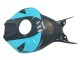 Light Blue Glossy Black 2004-2005 Honda CBR1000RR Motorcycle Fairings