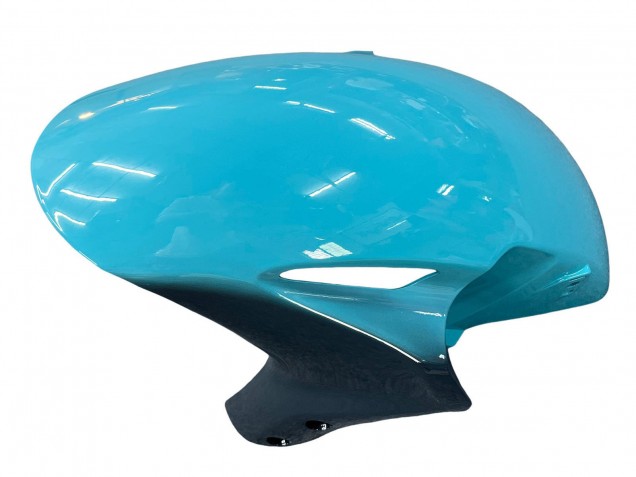 Light Blue Glossy Black 2004-2005 Honda CBR1000RR Motorcycle Fairings