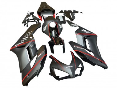 Glossy Black Glossy Grey Red Stripe 2004-2005 Honda CBR1000RR Motorcycle Fairings