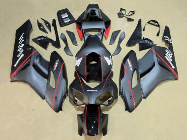 Glossy Black Glossy Grey Red Stripe 2004-2005 Honda CBR1000RR Motorcycle Fairings